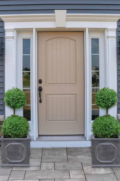 Common Boxwood 2-Ball Poodle Tier Topiary (Buxus Sempervirens) - 3 Gallon Pot (Short) -Chaste Tree World boxwood two ball poodle tier 2